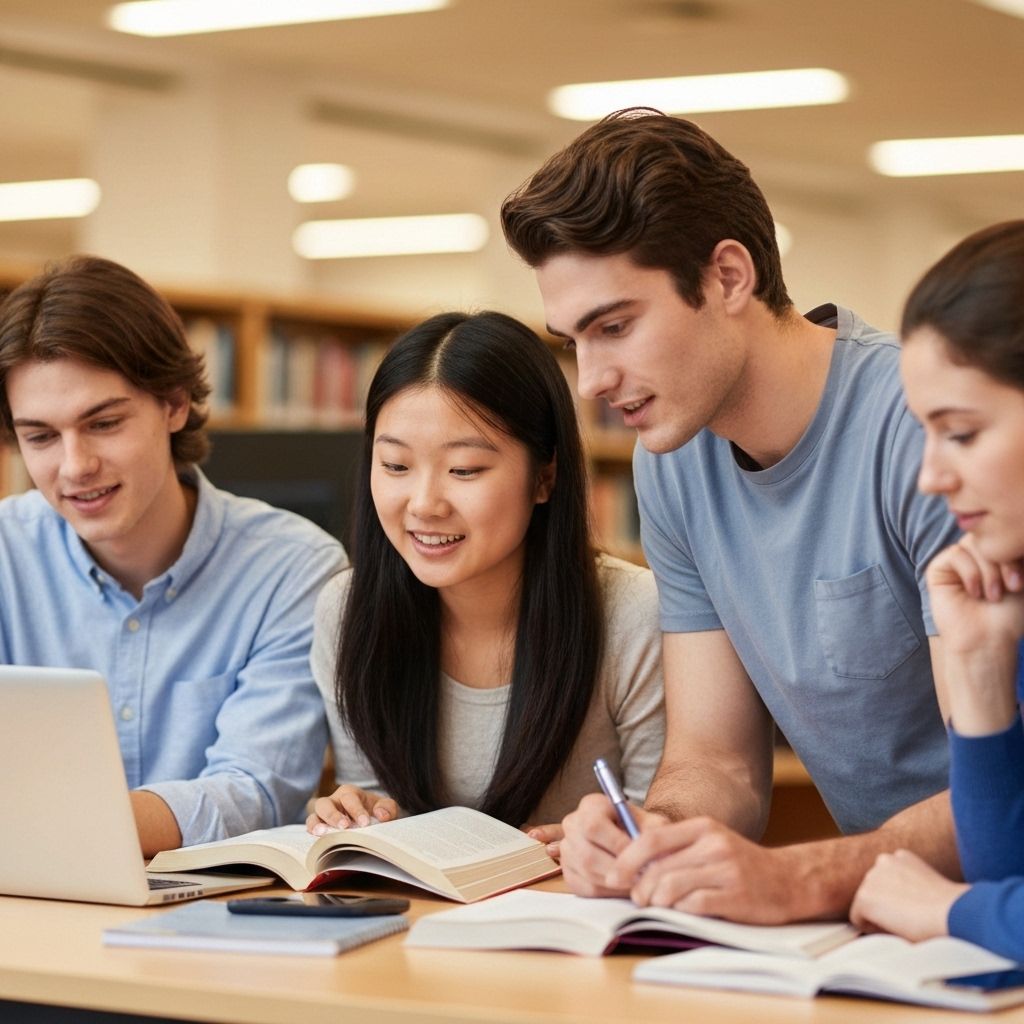 Students Studying